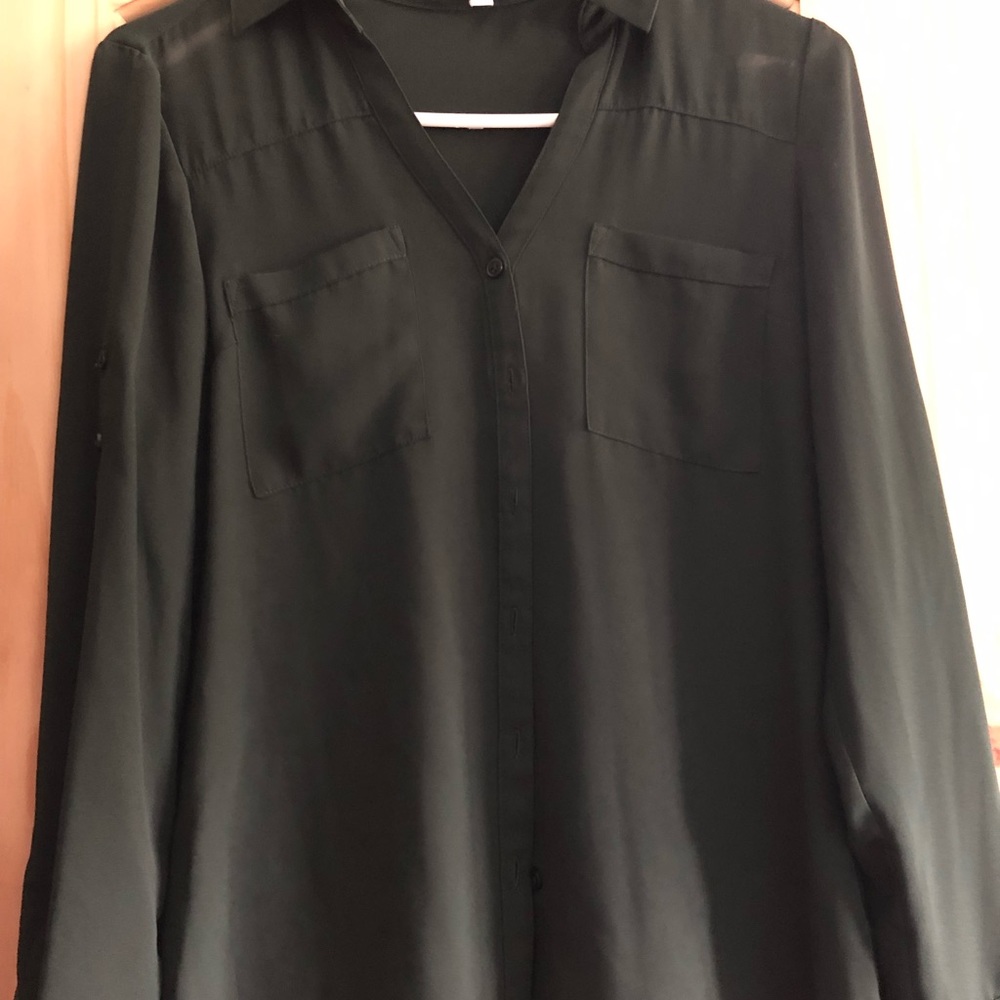 Olive green portifino shirt
